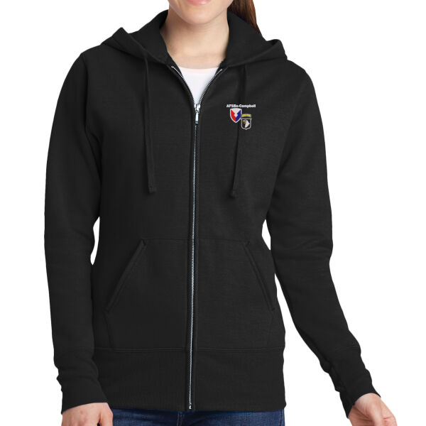 AFSBn - Women's Core Fleece Full Zip Hooded Sweatshirt Thumbnail